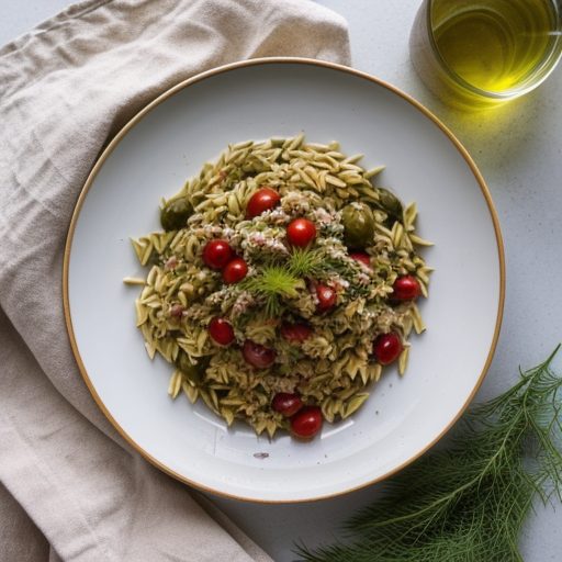 Greek Orzo Salad recipe image