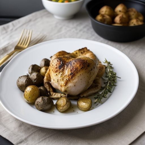 Greek Roasted Chicken and Potatoes recipe image
