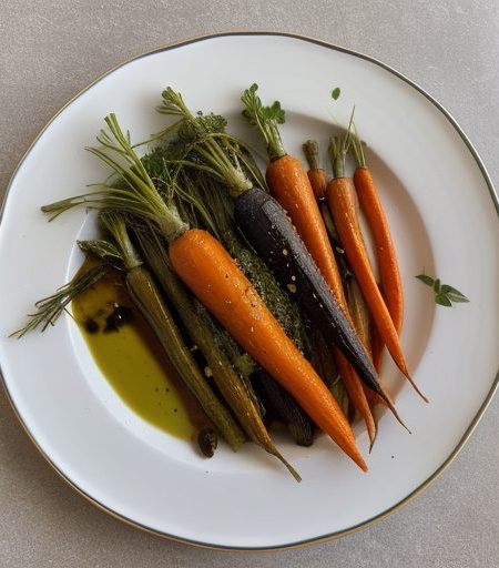 Greek Roasted Minted Carrots recipe image