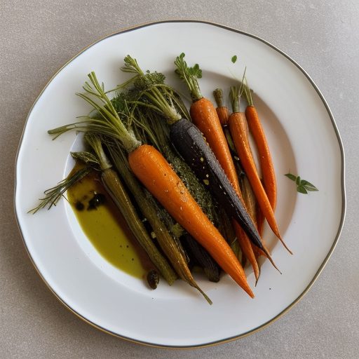 Greek Roasted Minted Carrots recipe image