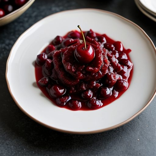 Greek Sour Cherry Preserves recipe image