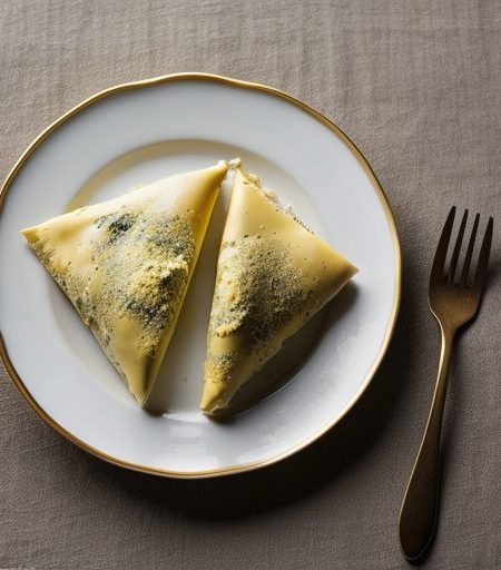 Greek Spinach Triangles recipe image