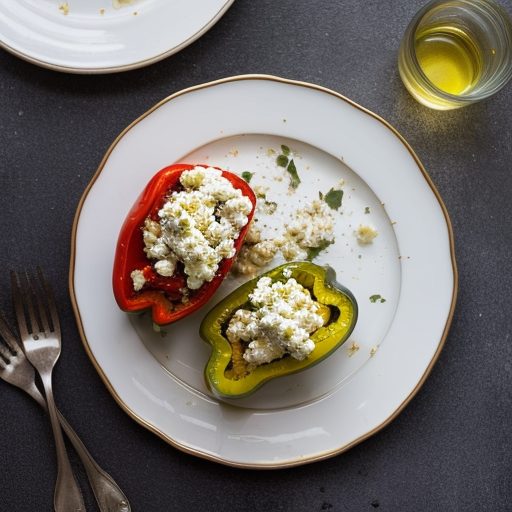 Greek Stuffed Bell Peppers recipe image