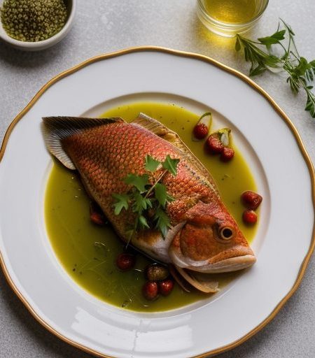 Greek Style Red Snapper recipe image