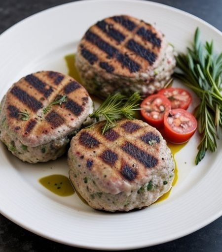Greek Turkey Burgers recipe image