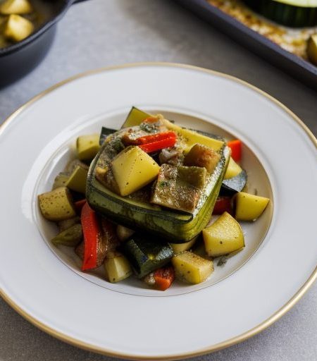 Greek Vegetable Casserole recipe image