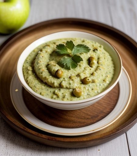 Green Apple & Coconut Chutney - Bombay Cafe recipe image