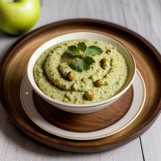 Green Apple & Coconut Chutney - Bombay Cafe recipe image