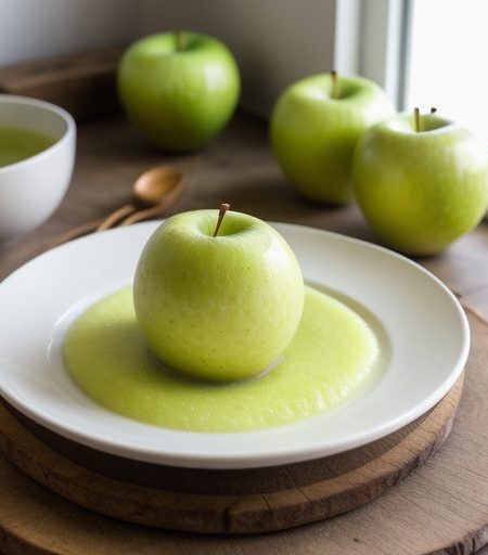 Green Apple Sorbet (Sorbet De Pommes Vertes recipe image