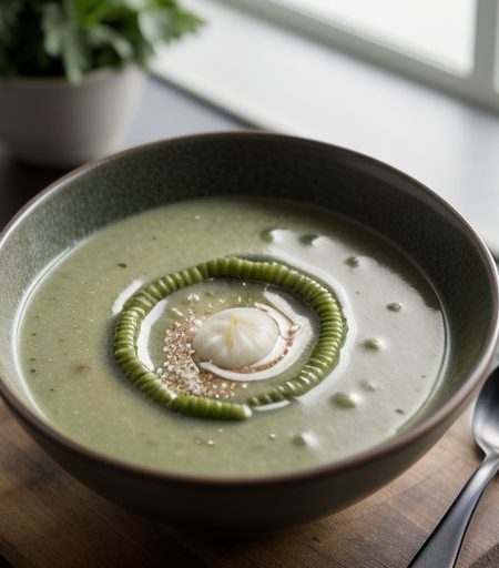 Green Bean & Garlic Soup recipe image