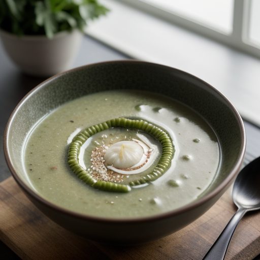 Green Bean & Garlic Soup recipe image