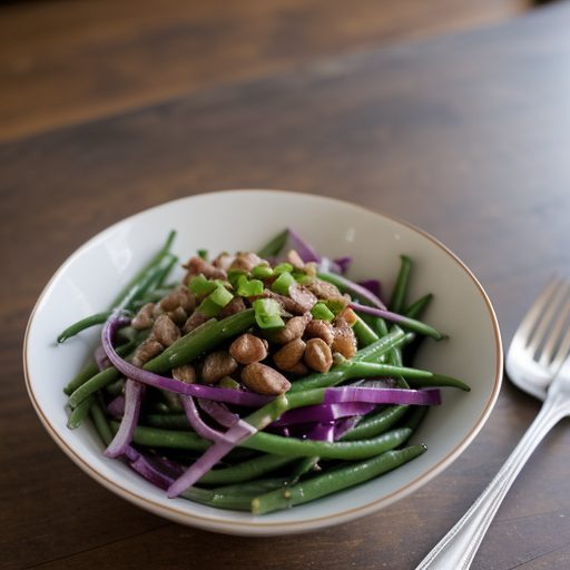 Green Bean & Red Onion Salad recipe image