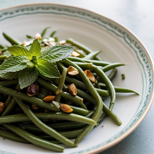 Green Bean Salad With Mint recipe image