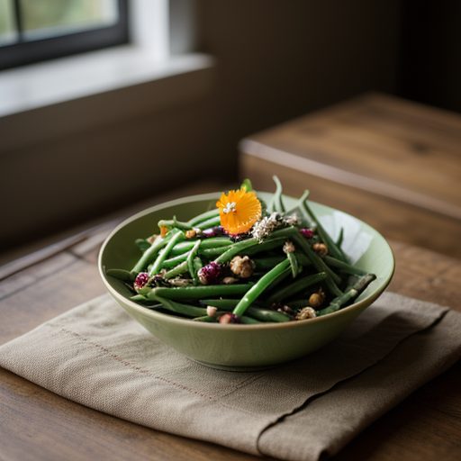 Green Bean Salad With Orange Bergamot Vinaigr recipe image