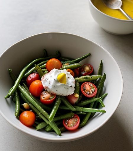 Green Bean & Tomato Salad recipe image