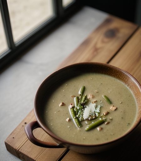 Green Bean and Garlic Soup recipe image
