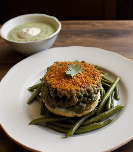 Green Beans 'N Burger Bake (M_c-Tx recipe image