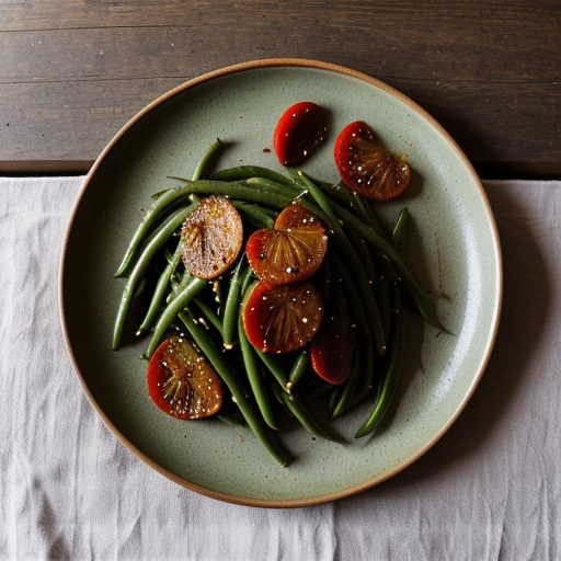 Green Beans With Garlic & Red Pepper recipe image