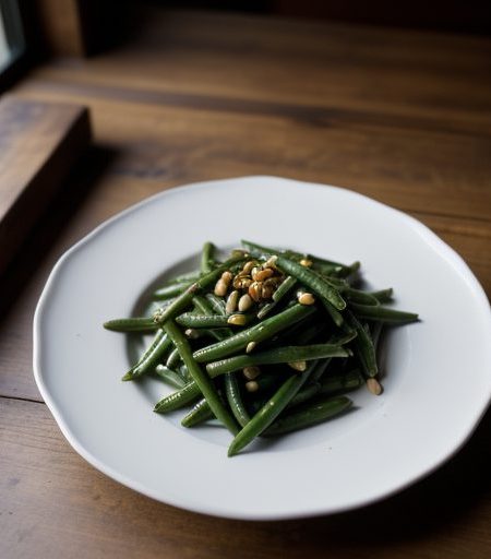 Green Beans With Pine Nuts recipe image