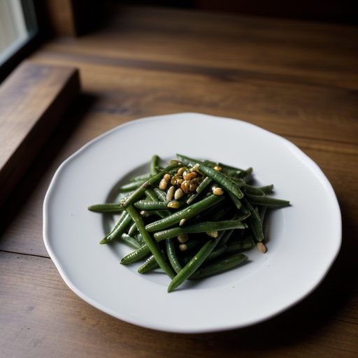 Green Beans With Pine Nuts recipe image