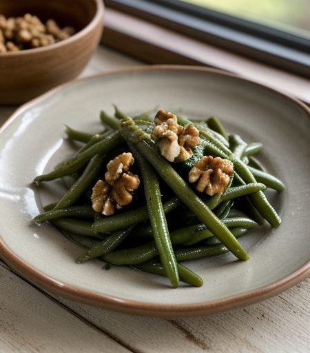 Green Beans With Walnuts & Tarragon recipe image