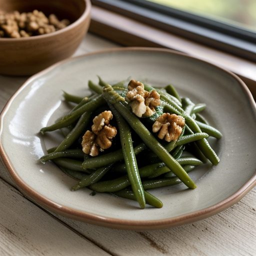 Green Beans With Walnuts & Tarragon recipe image