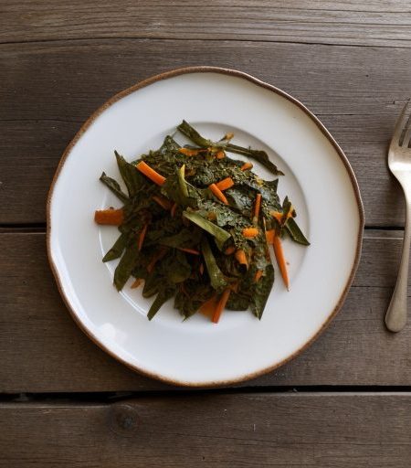 Green Chard & Slivered Carrots recipe image