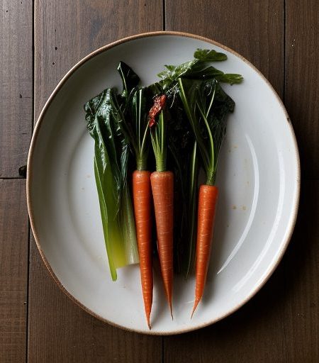 Green Chard & Slivered Carrots recipe image