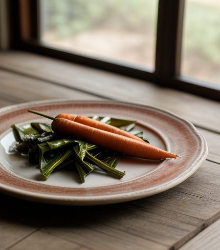 Green Chard and Slivered Carrots recipe image