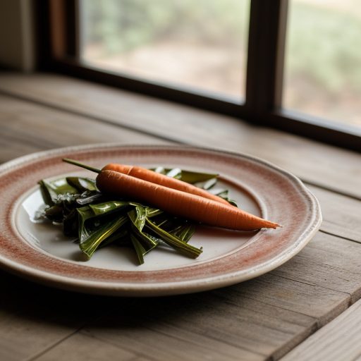 Green Chard and Slivered Carrots recipe image