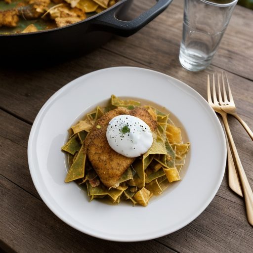 Green Chicken Chilaquiles Stew recipe image
