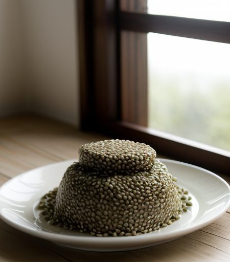 Green Chicken With Sesame Seeds recipe image