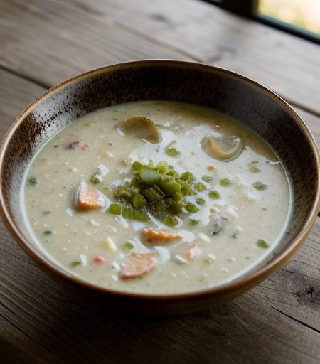 Green Chile & Oyster Chowder recipe image