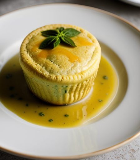 Green Chili-Cheese Souffle recipe image