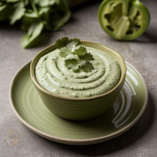 Green Chili Salsa Dip (Beware Very Hot recipe image