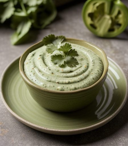 Green Chili Salsa Dip (Beware Very Hot recipe image