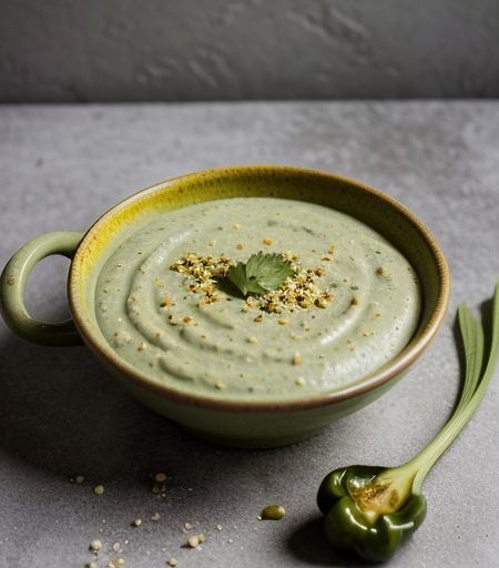 Green Chili Salsa Dip - Beware Very Hot recipe image