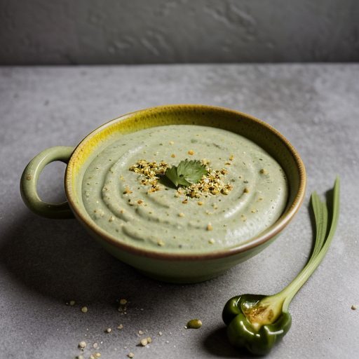 Green Chili Salsa Dip - Beware Very Hot recipe image
