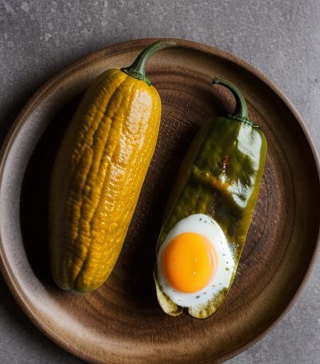 Green Chilies Rellenos (Stuffed Green Chili recipe image