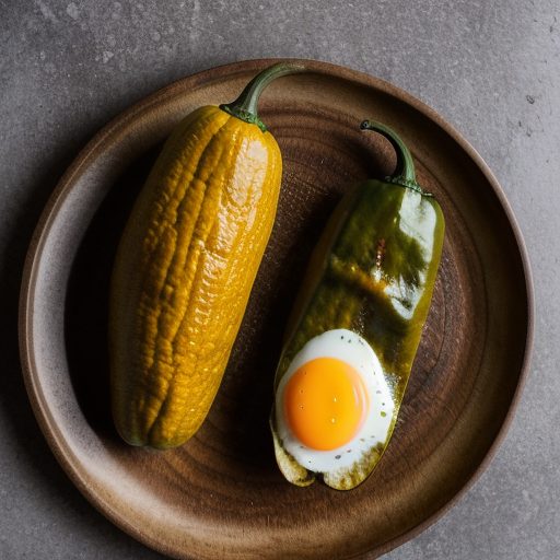 Green Chilies Rellenos (Stuffed Green Chili recipe image