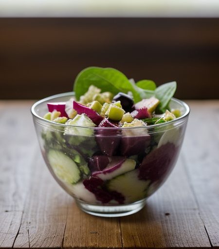 Green Gage Plum Salad recipe image