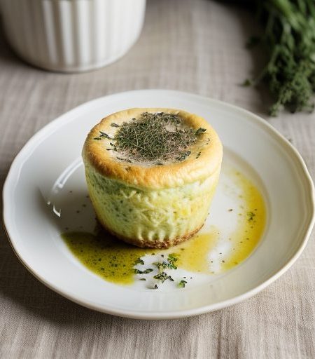 Green Garlic and Cheese Souffles - Country Living recipe image