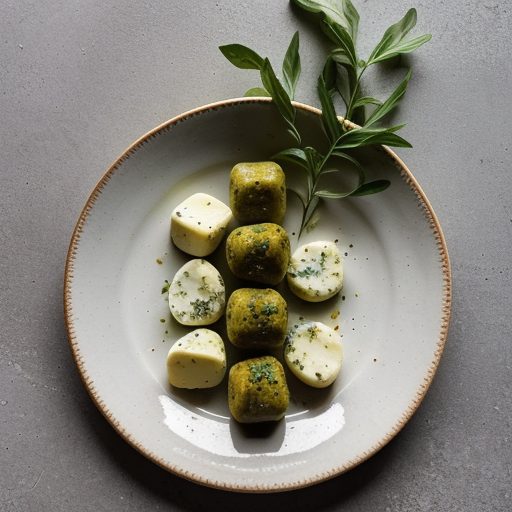Green Gnocchi With Caduta Di Formaggio recipe image