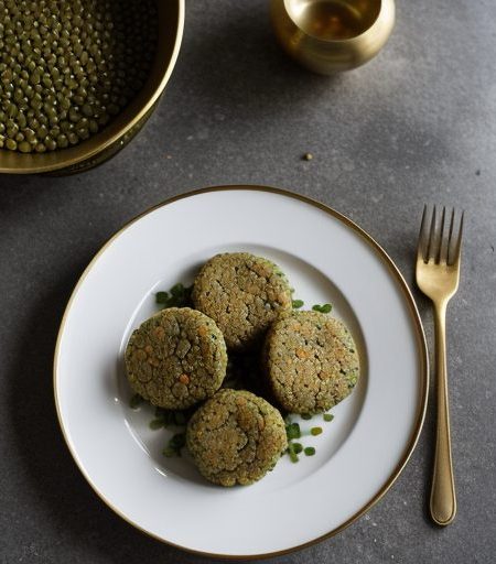 Green Lentil Rissoles recipe image