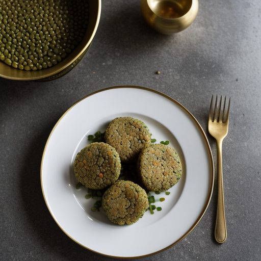 Green Lentil Rissoles recipe image