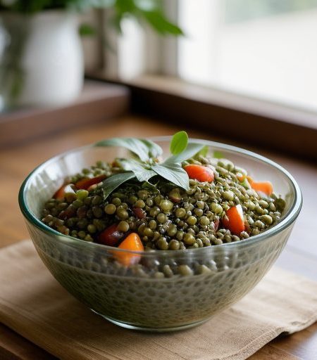 Green Lentil Salad recipe image