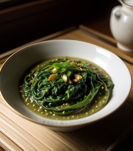 Green Noodle Pudding recipe image