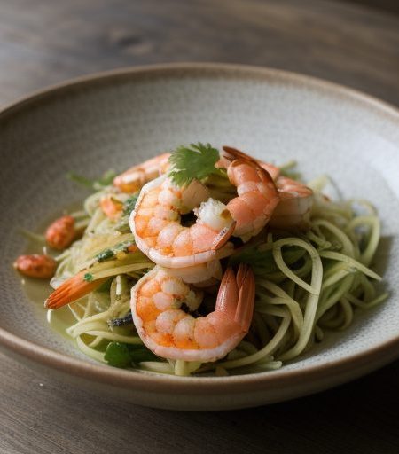 Green Papaya Salad With Shrimp recipe image