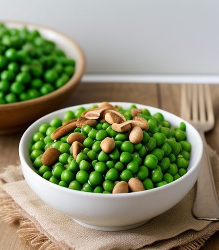 Green Pea & Peanut Salad recipe image