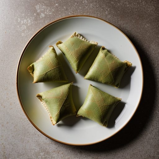 Green Pea Phyllo Purses recipe image